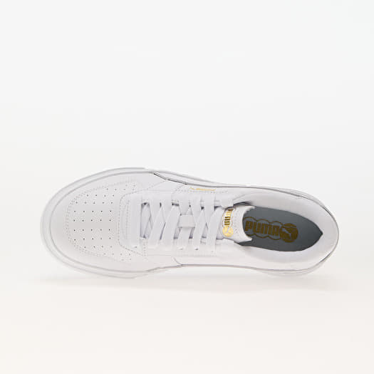 Puma white cali leather trainers 2025