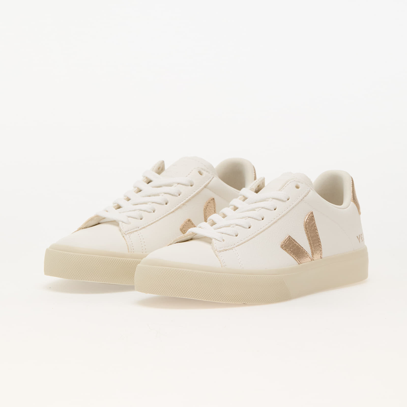 Women's sneakers and shoes Veja Campo Chromefree Extra White/ White Platine