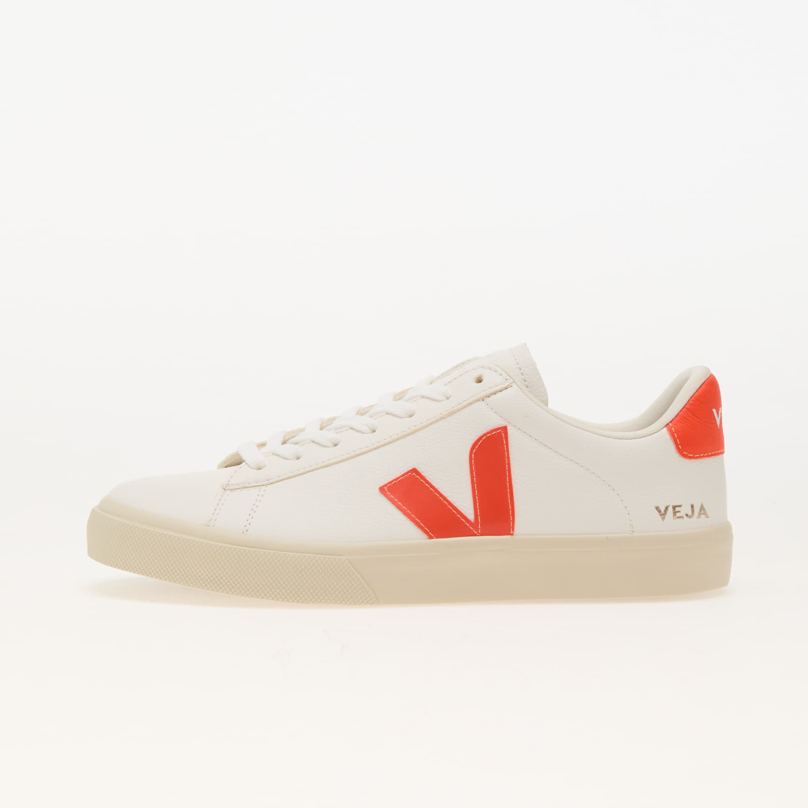 Apavi Veja Campo Chromefree Extra White/ Orange Fluo