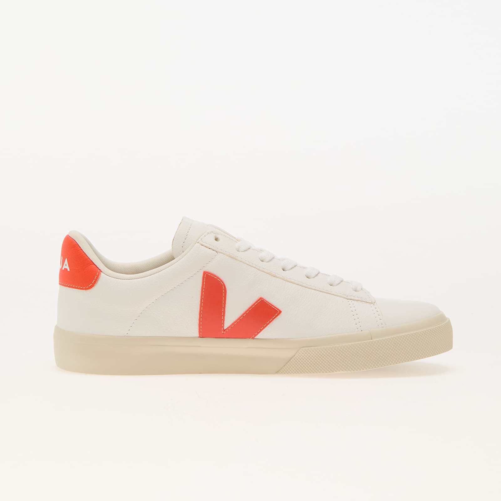 Boty Veja Campo Chromefree Extra White/ Orange Fluo