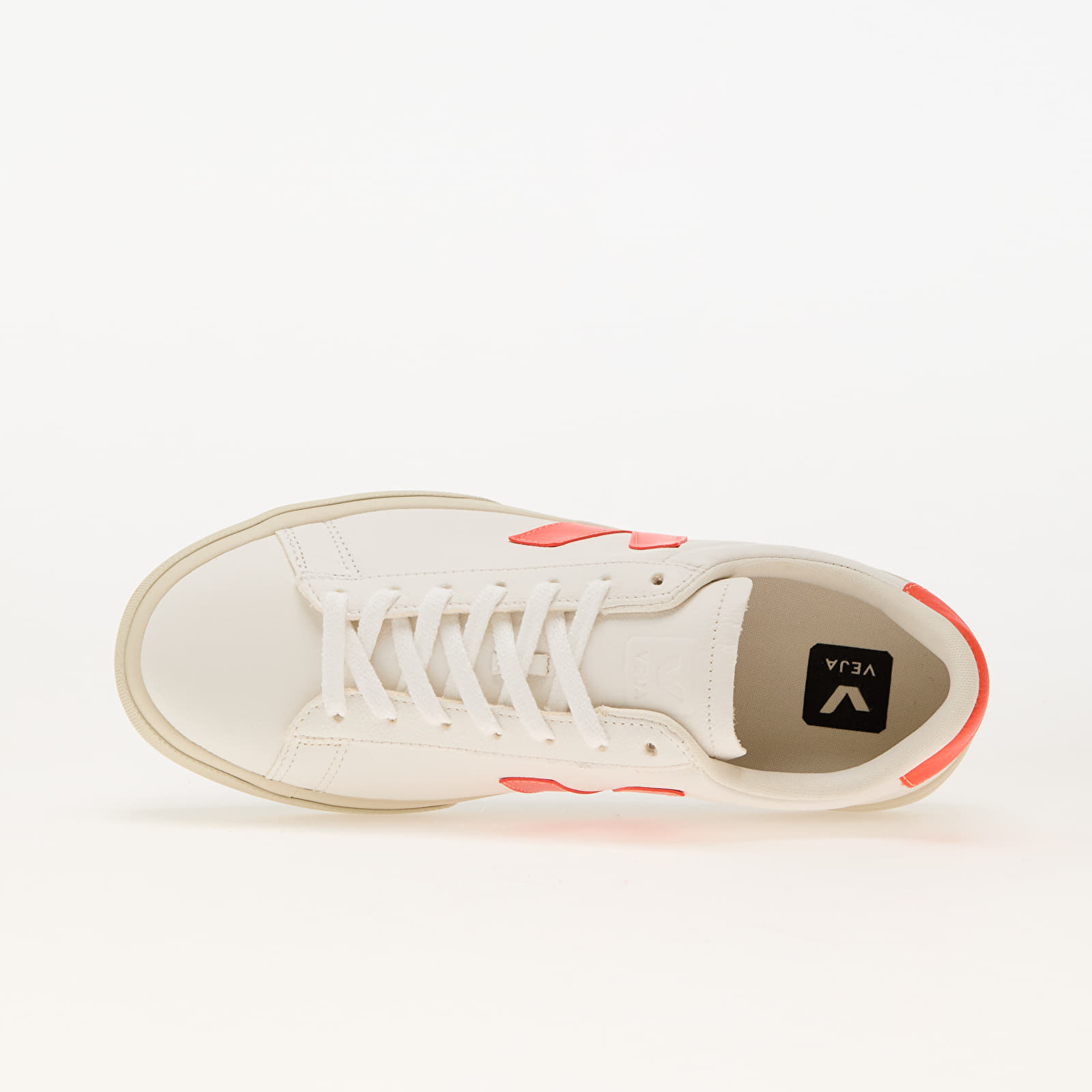 Shoes Veja Campo Chromefree Extra White/ Orange Fluo