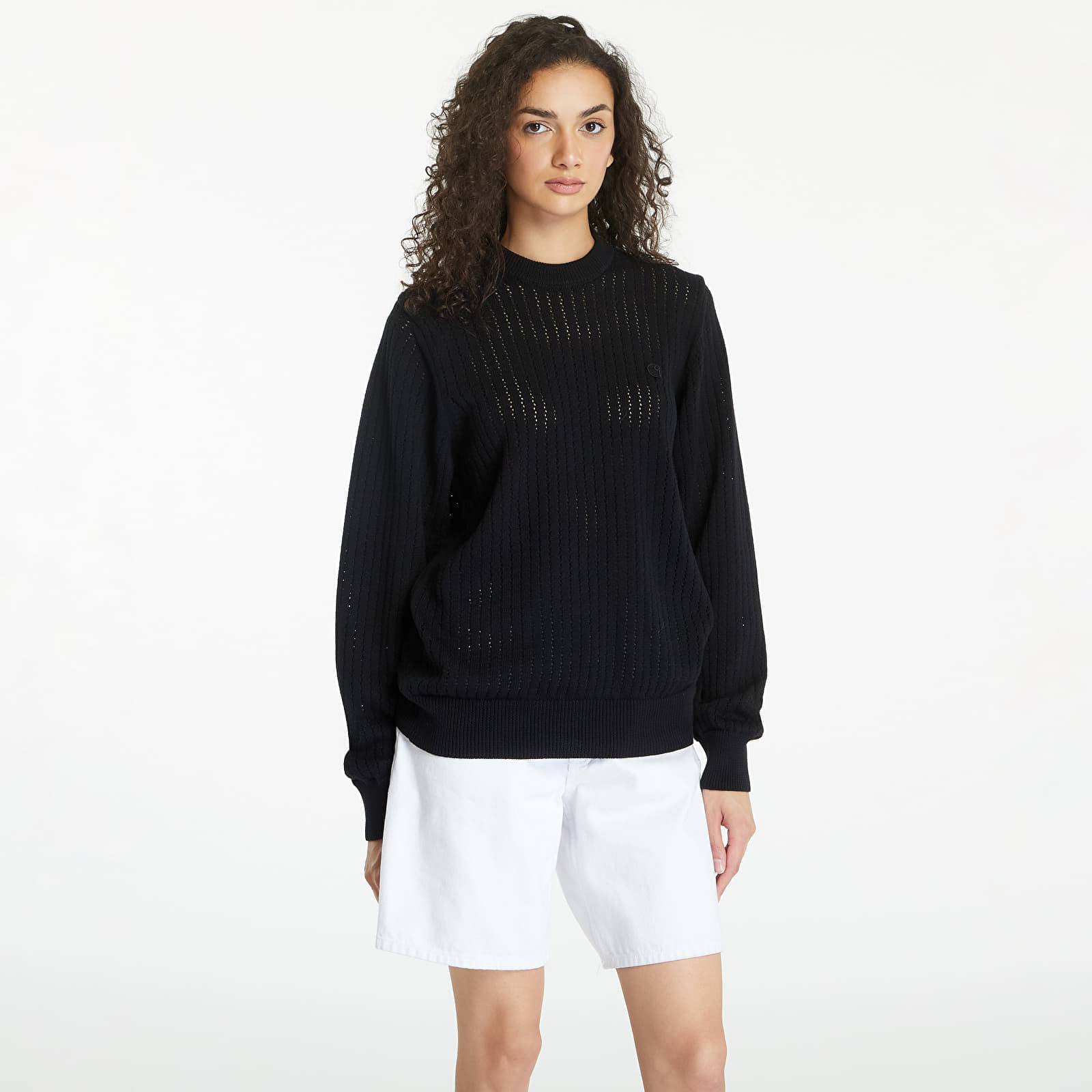 Pulover Carhartt WIP Calen Sweater UNISEX Black - 1 | YEO