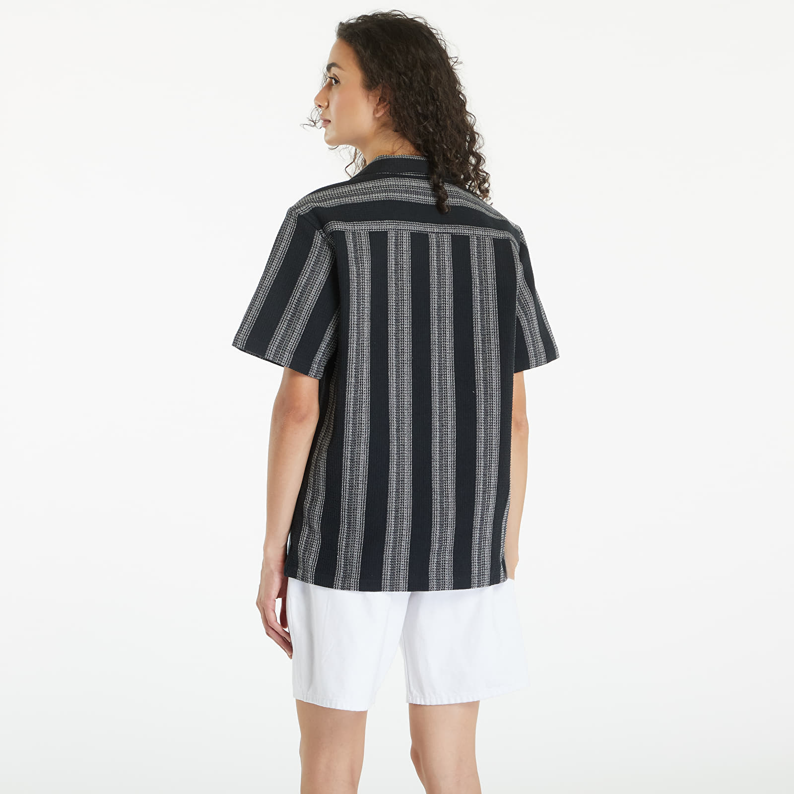 Men's shirts Carhartt WIP Short Sleeve Dodson Shirt UNISEX Dodson Stripe/ Black