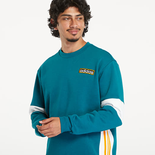 Teal adidas sweatshirt sale