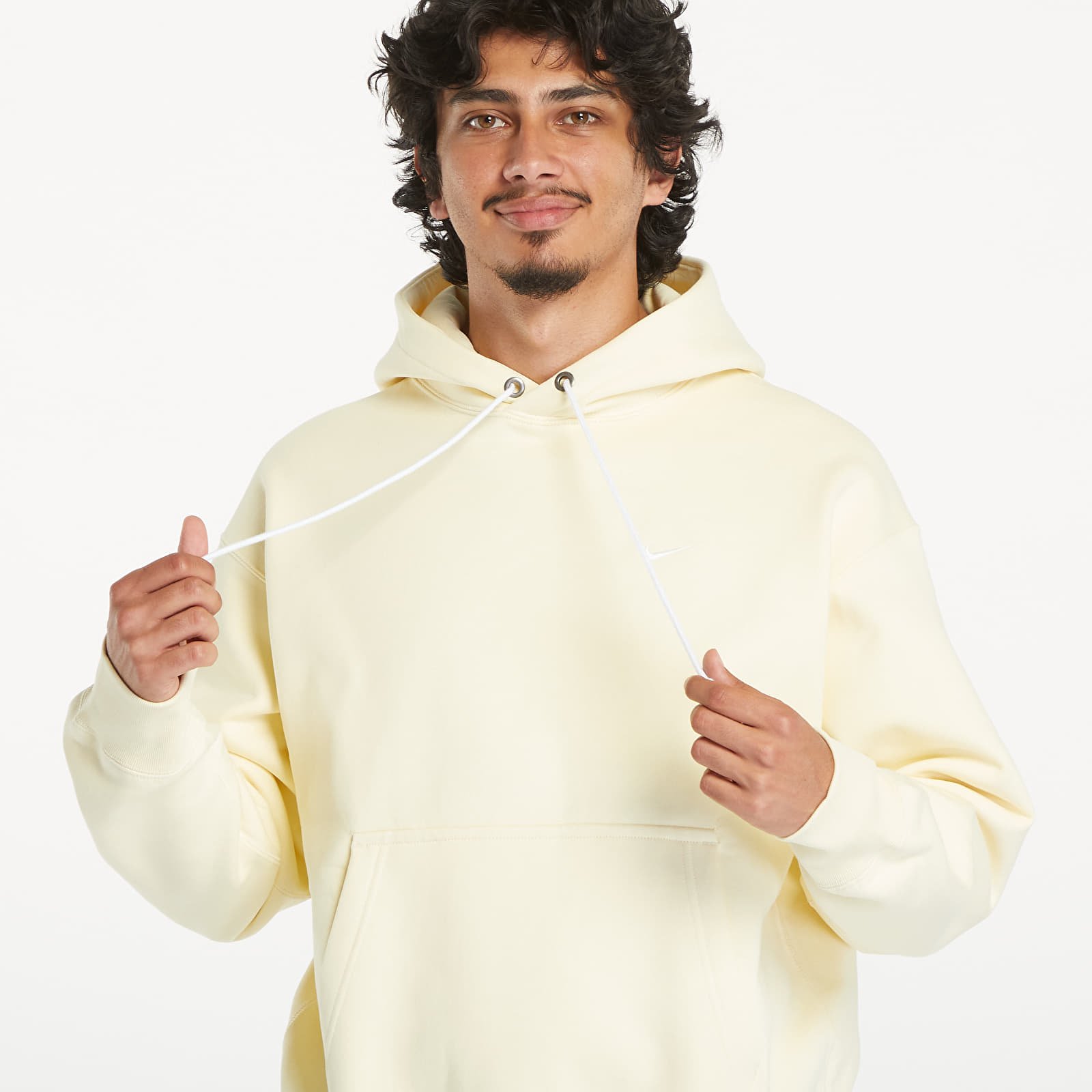 Sweatshirts Nike Solo Swoosh Fleece Pullover Hoodie Alabaster/ White