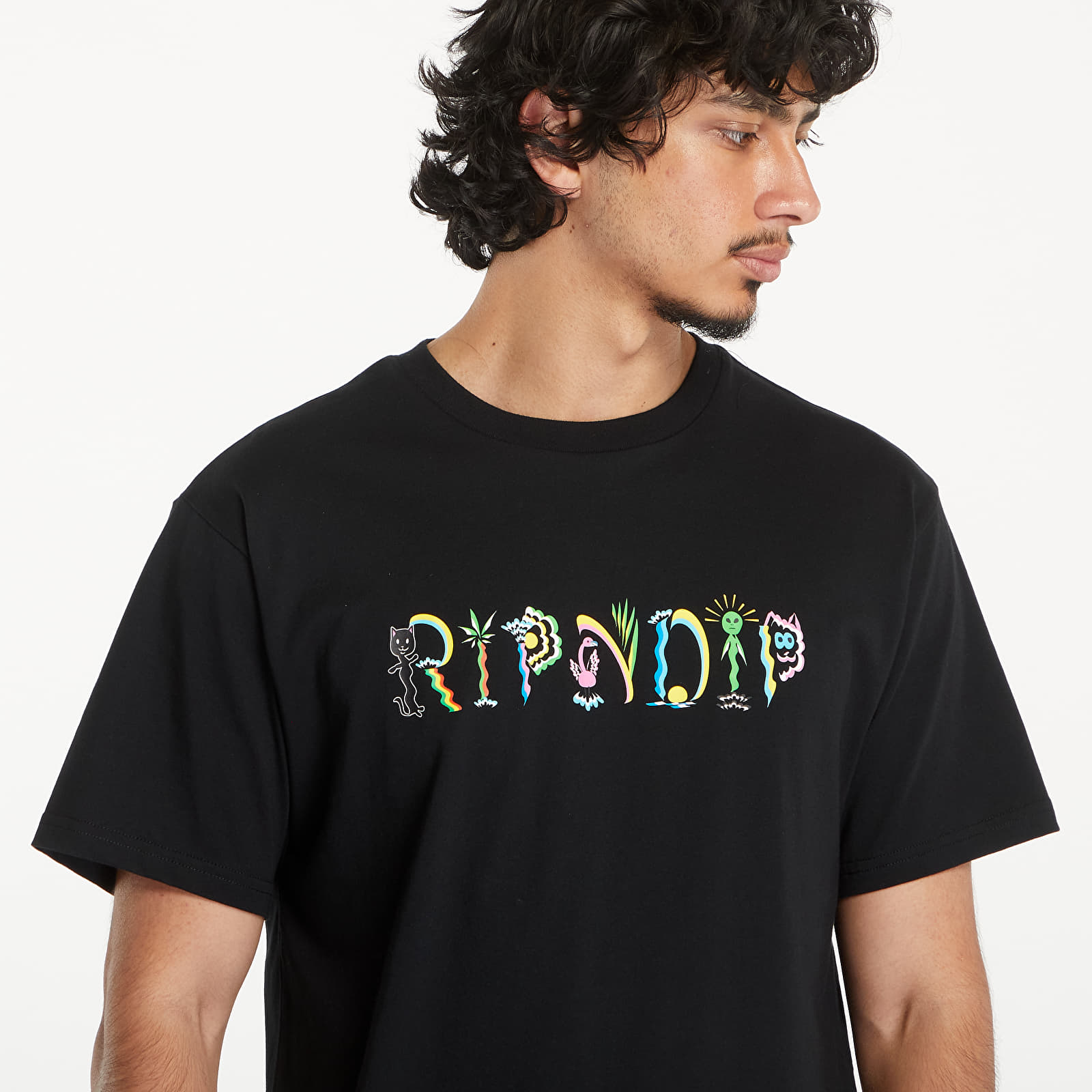 Pánská trička RIPNDIP Venice Short Sleeve Tee Black