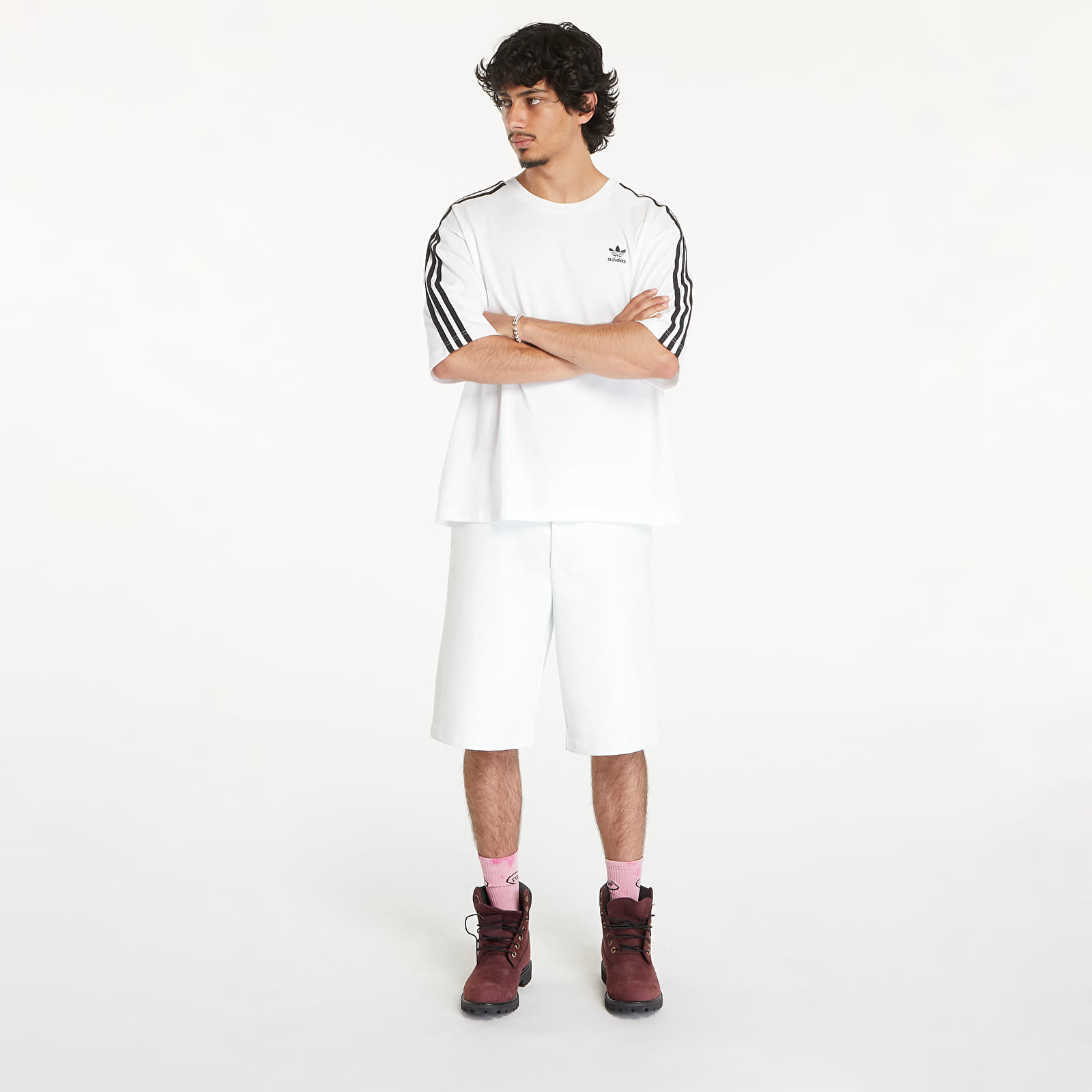 Men's T-shirts adidas Oversized Short Sleeve Tee White