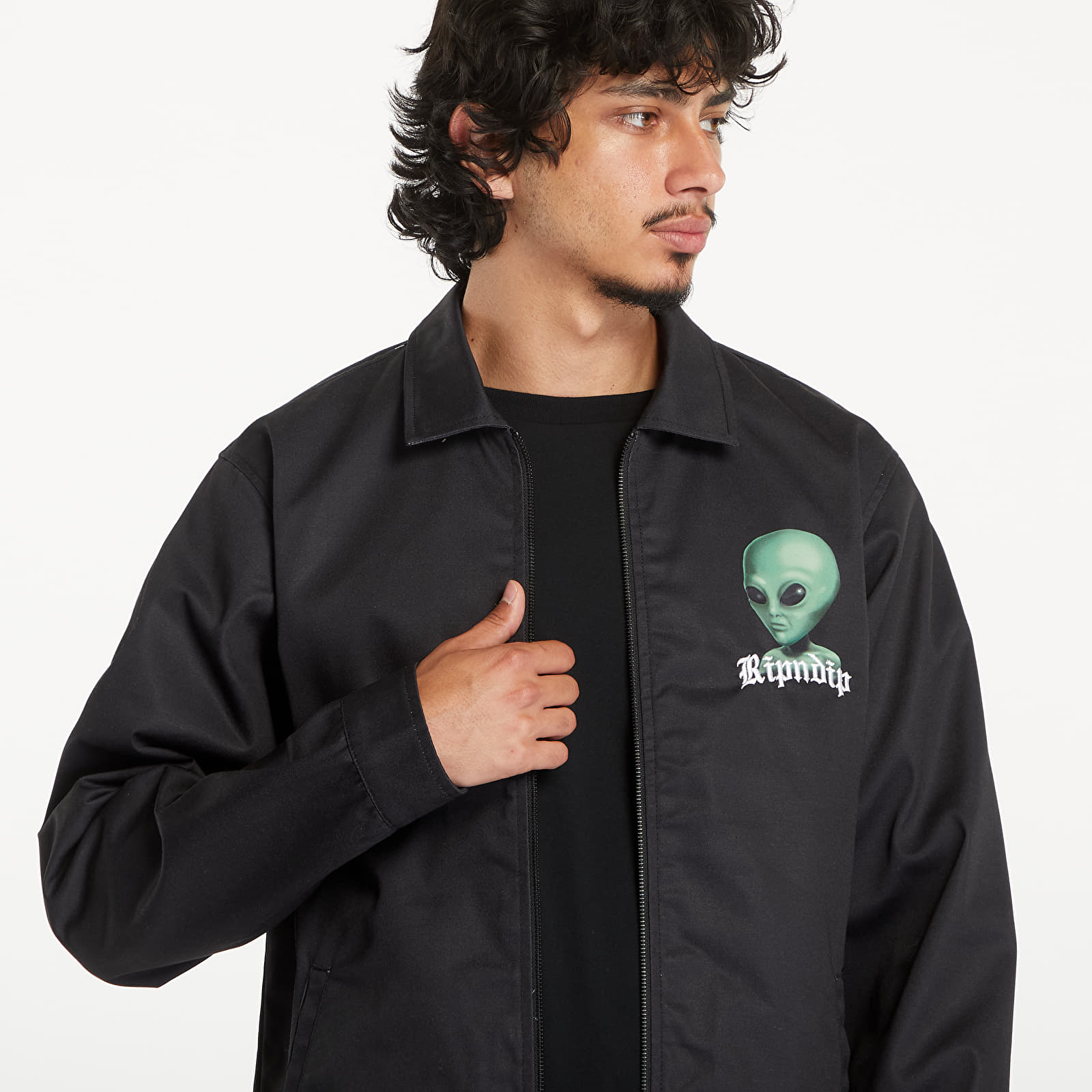 Moške jakne RIPNDIP We Come In Peace Workman Jacket Black