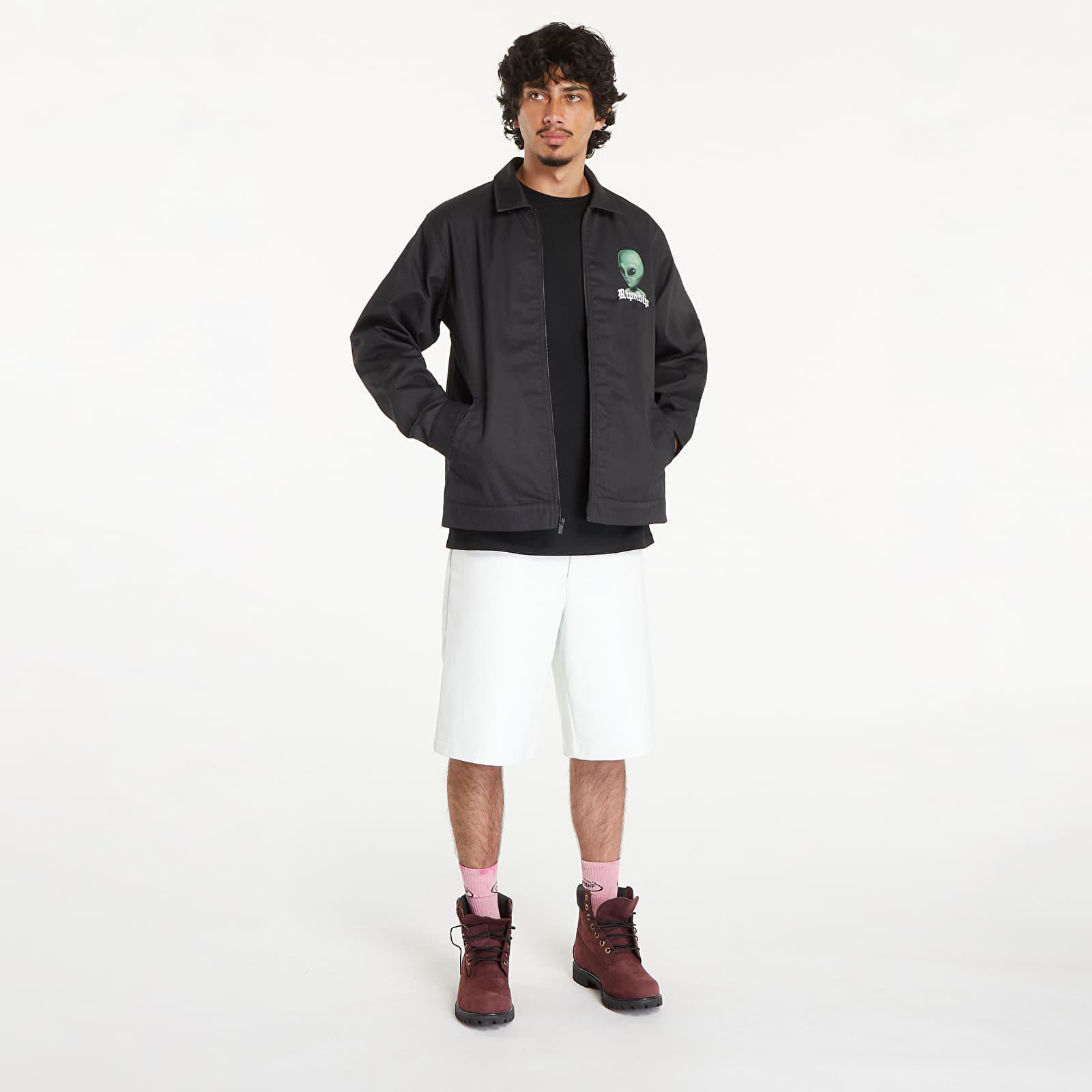 Moške jakne RIPNDIP We Come In Peace Workman Jacket Black