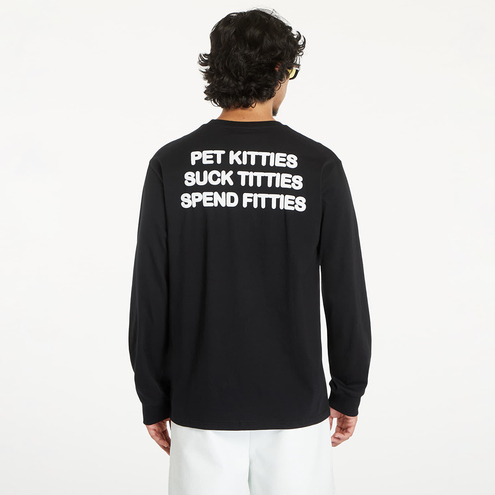 Pánská trička RIPNDIP Pet Kitties Long Sleeve Tee Black
