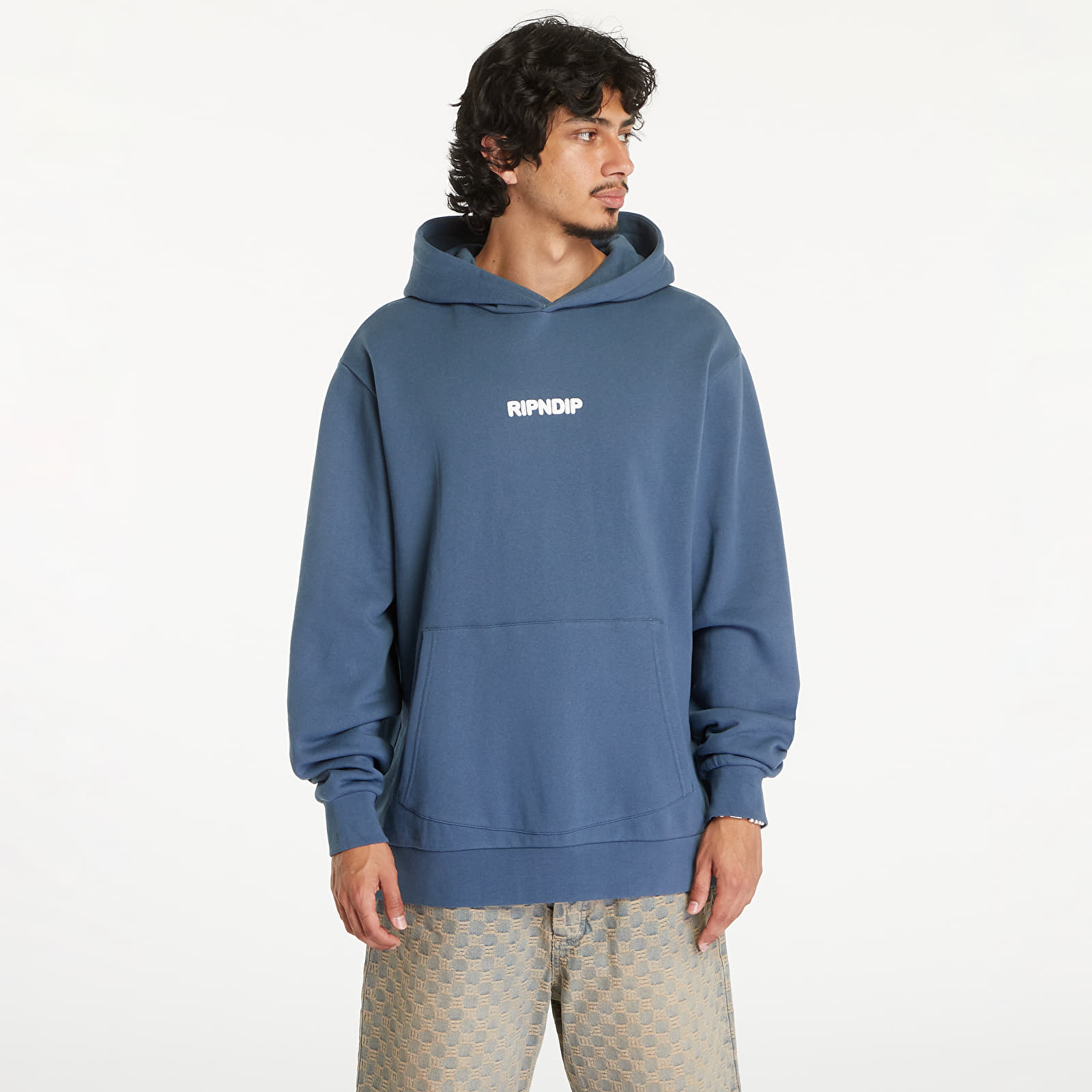 Men's sweatshirts RIPNDIP Pet Kitties Hoodie Storm Blue
