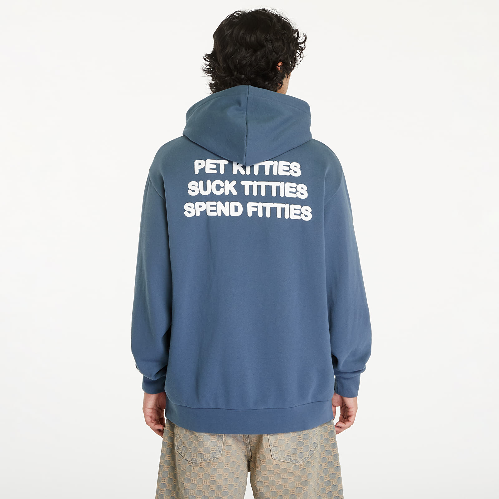 Men's sweatshirts RIPNDIP Pet Kitties Hoodie Storm Blue