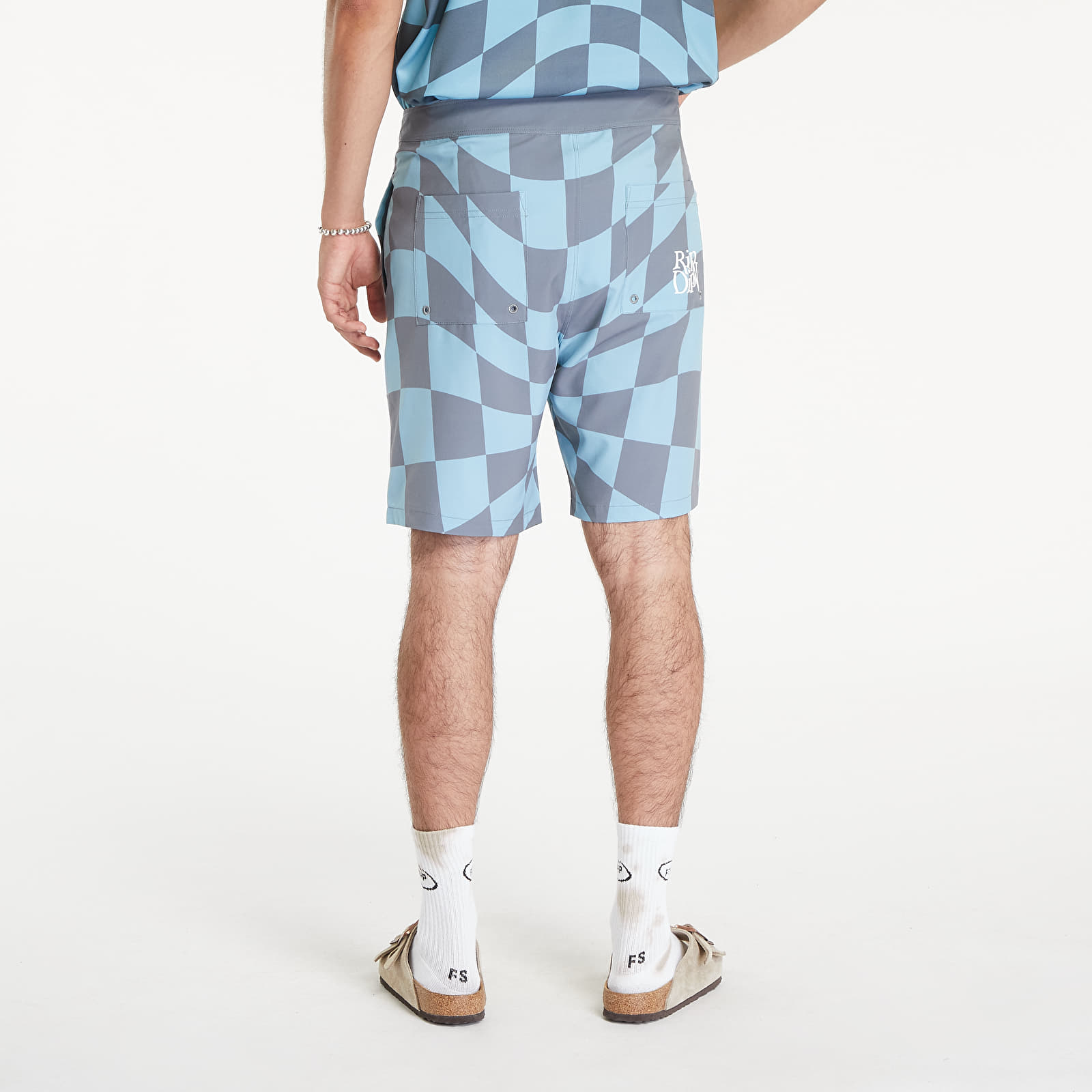 Pánské plavky RIPNDIP Quantum Groove Swim Shorts Slate