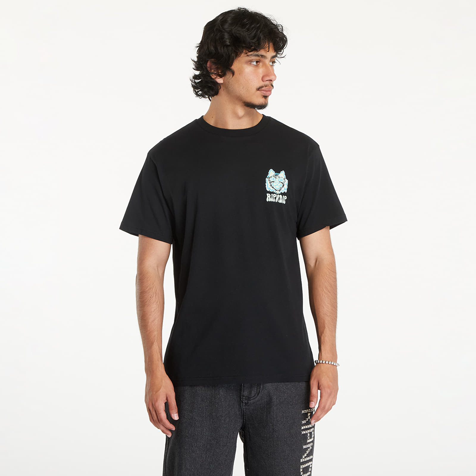 Men's T-shirts RIPNDIP Nerm Wave Short Sleeve Tee Black