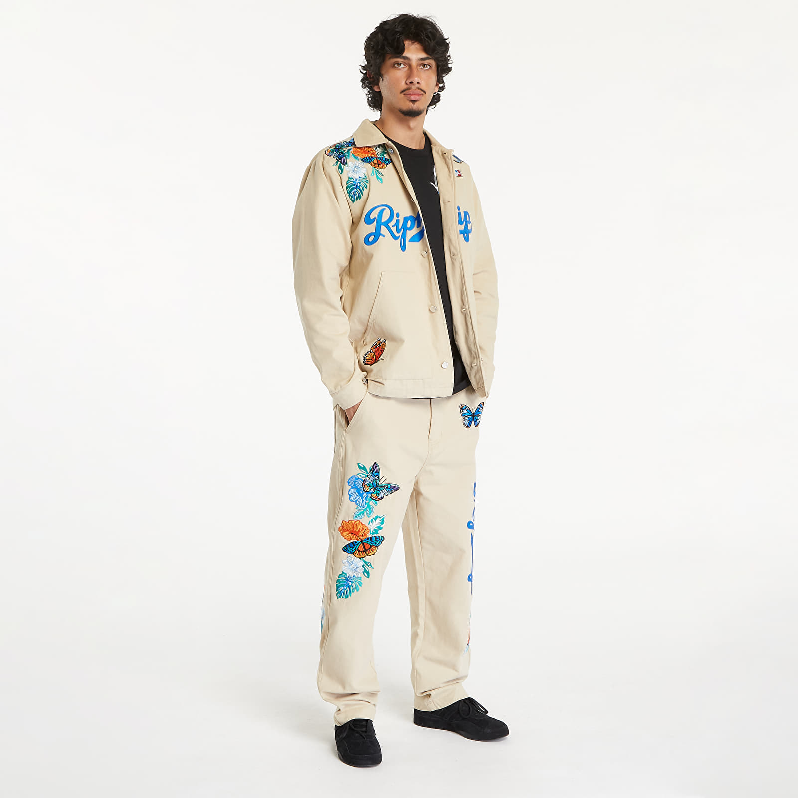 Pánské kalhoty RIPNDIP Los Ripndip Pants Khaki