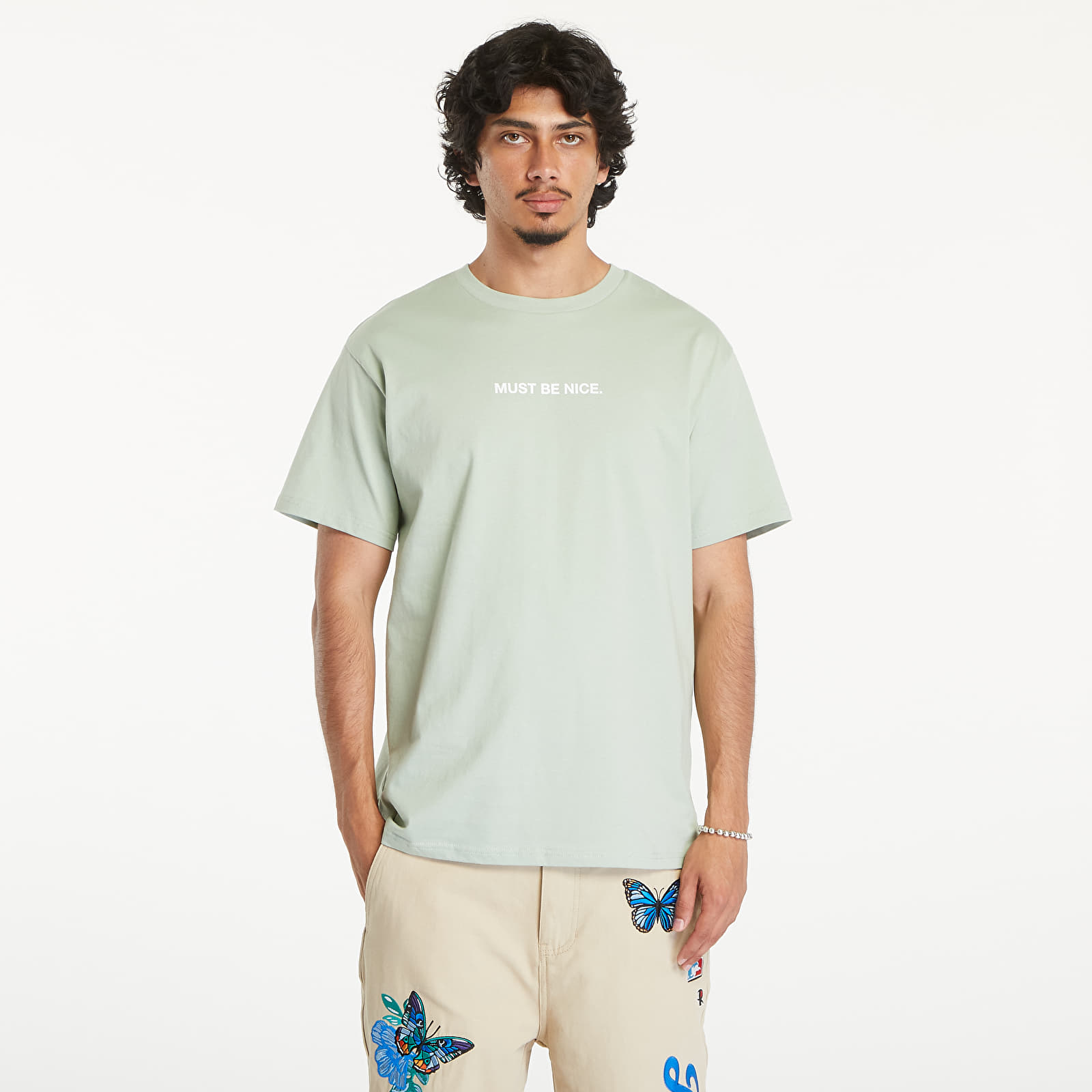 Men's T-shirts RIPNDIP Must Be Nice Short Sleeve Tee Sage