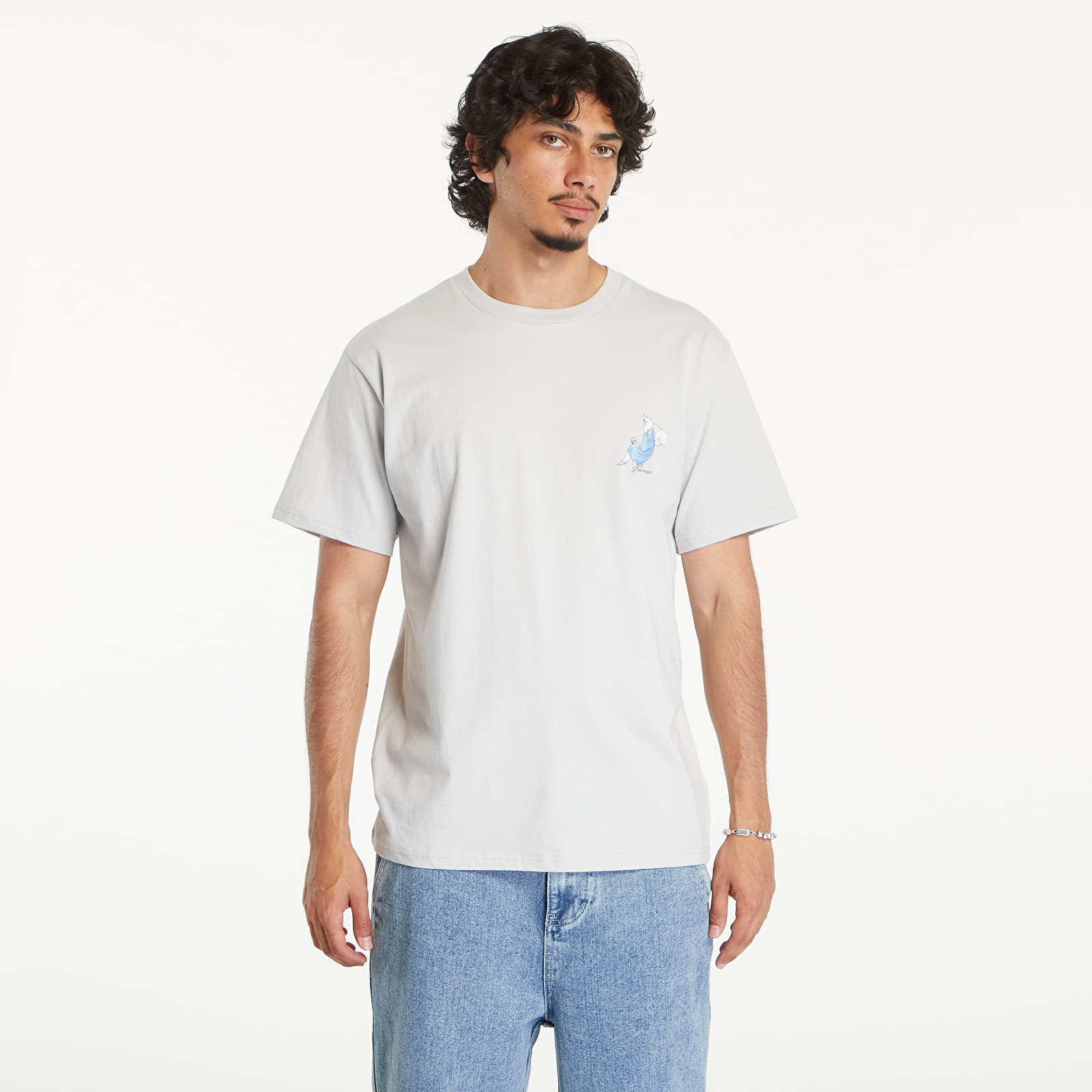Pánská trička RIPNDIP Heaven And Hell Short Sleeve Tee Grey