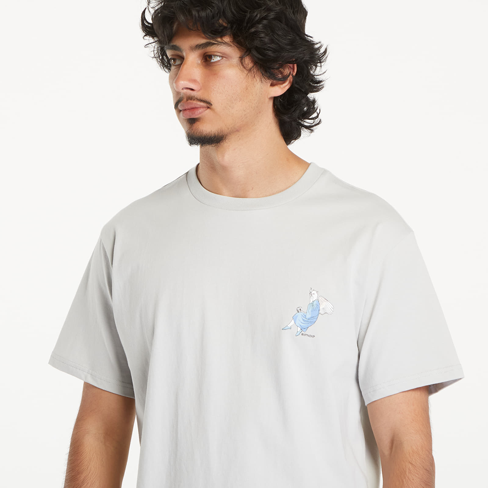 Pánská trička RIPNDIP Heaven And Hell Short Sleeve Tee Grey