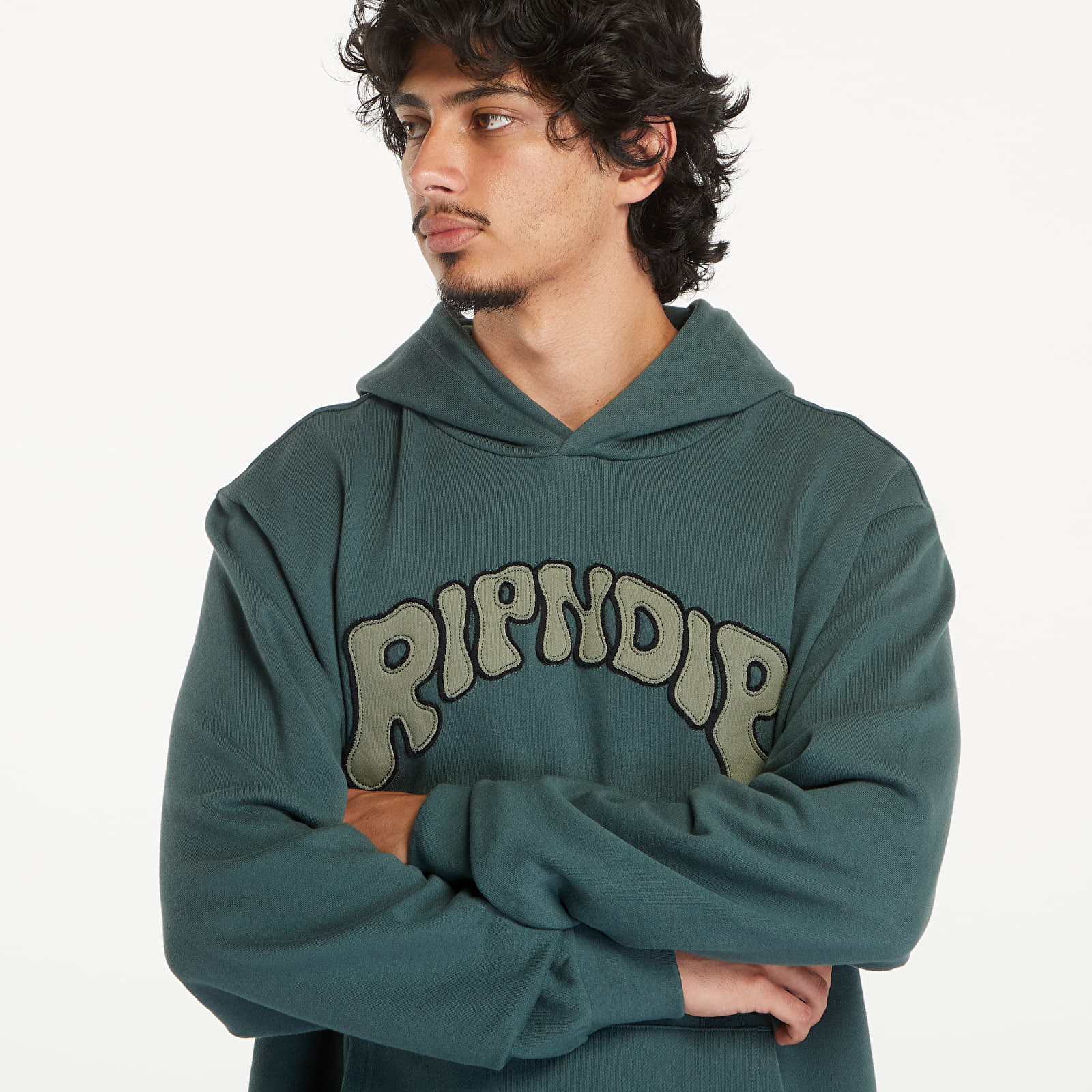 Pánské mikiny RIPNDIP Uncharted Hoodie Dark Hunter