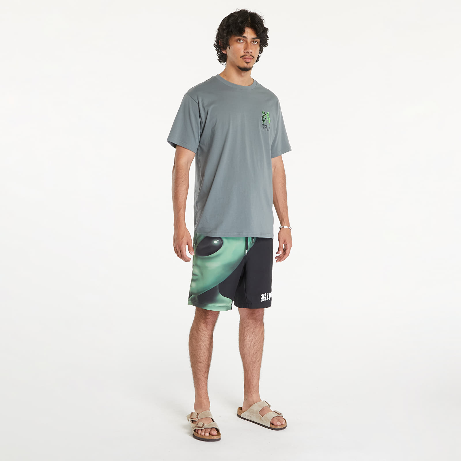 Чоловічі купальники RIPNDIP We Come In Peace Swim Shorts Black