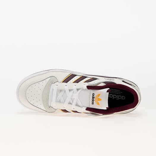 adidas Forum Low Cl Core White/ Team Maroon/ Cloud White | Queens