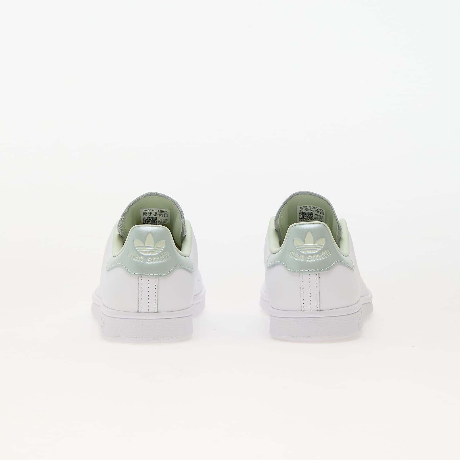 Sneakers und Schuhe für Frauen adidas Stan Smith W Ftw White/ Linen Green/ Linen Green