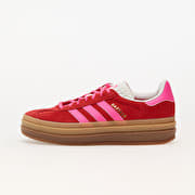 adidas Gazelle Bold Collegiate Red/ Lucid Pink/ Core White | Queens
