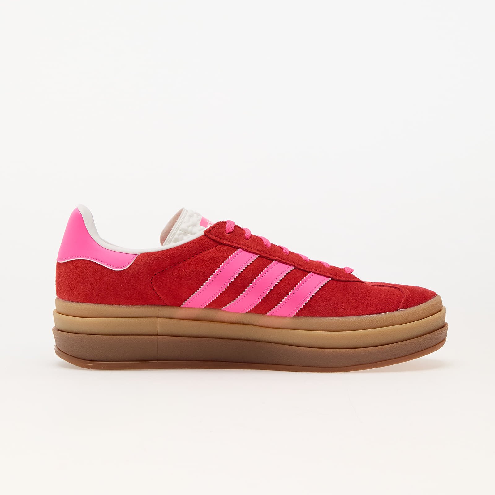Sneakers und Schuhe fĂĽr Frauen adidas Gazelle Bold Collegiate Red/ Lucid Pink/ Core White