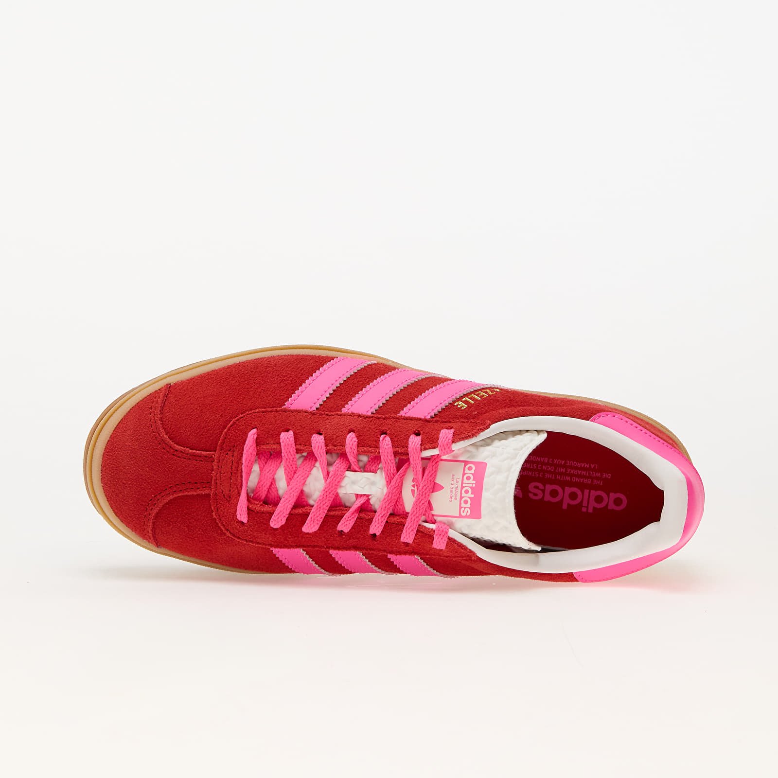 Sneakers und Schuhe fĂĽr Frauen adidas Gazelle Bold Collegiate Red/ Lucid Pink/ Core White