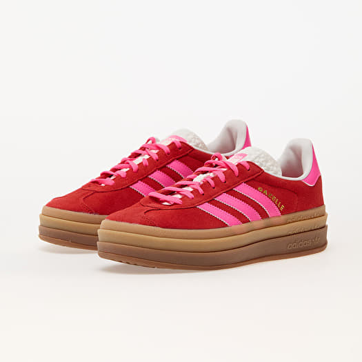 Women s sneakers and shoes adidas Gazelle Bold Collegiate Red Lucid Pink Core White Queens