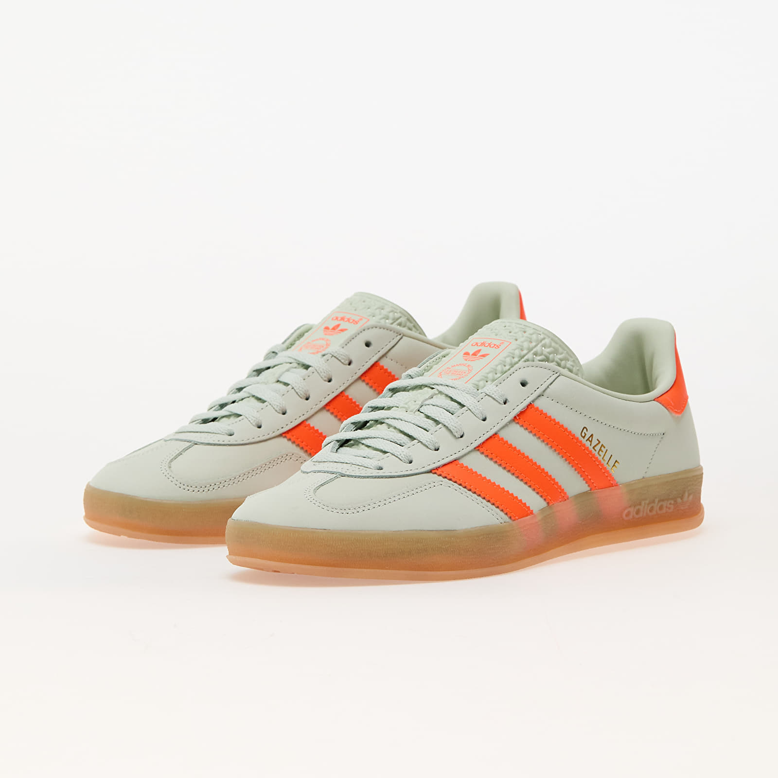 adidas Originals Sneakers adidas Gazelle Indoor W Linen Green/ Solar Orange/ Gum EUR 36 2/3 - 6