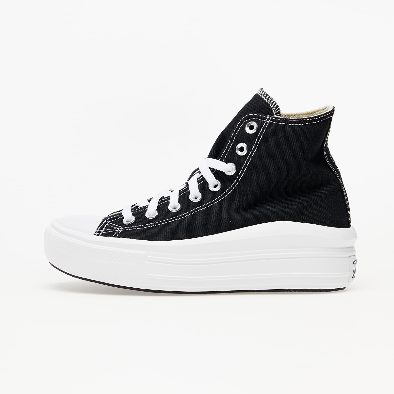 Women's sneakers and shoes Converse Chuck Taylor All Star Move Hi Black/ Natural Ivory/ White