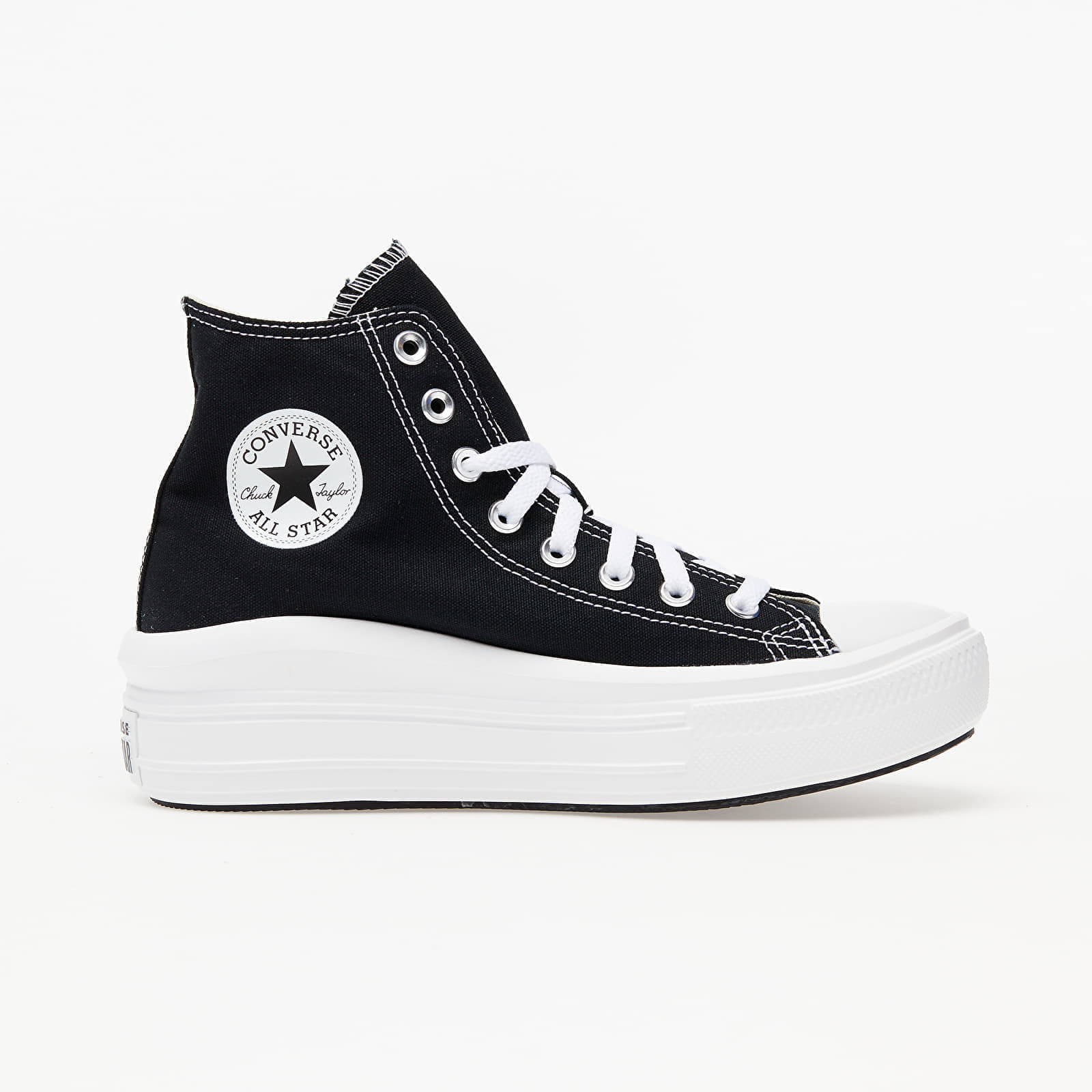Converse Sneakers Converse Chuck Taylor All Star Move Hi Black/ Natural Ivory/ White EUR 37 - 3