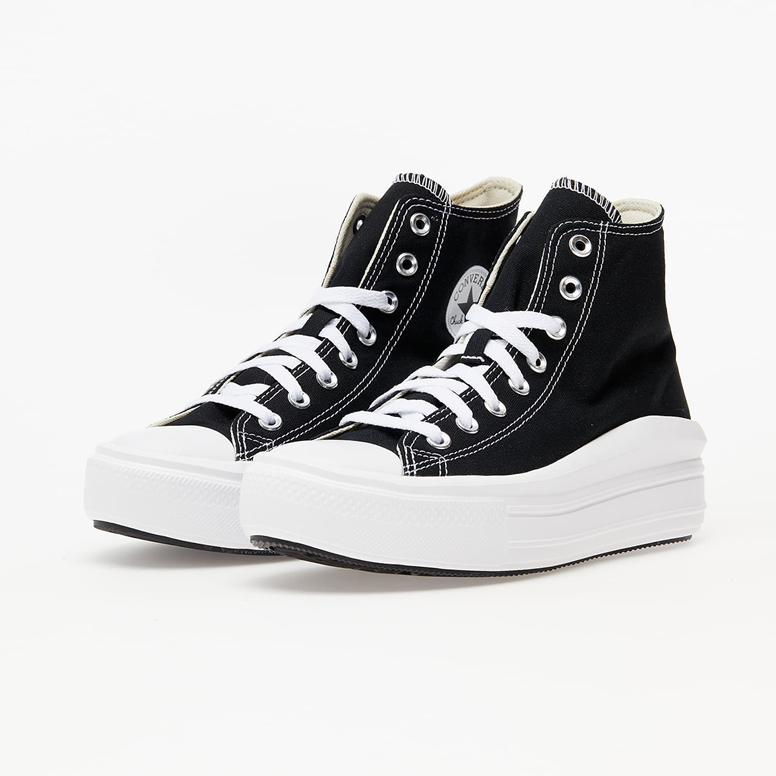 Converse Sneakers Converse Chuck Taylor All Star Move Hi Black/ Natural Ivory/ White EUR 37 - 6