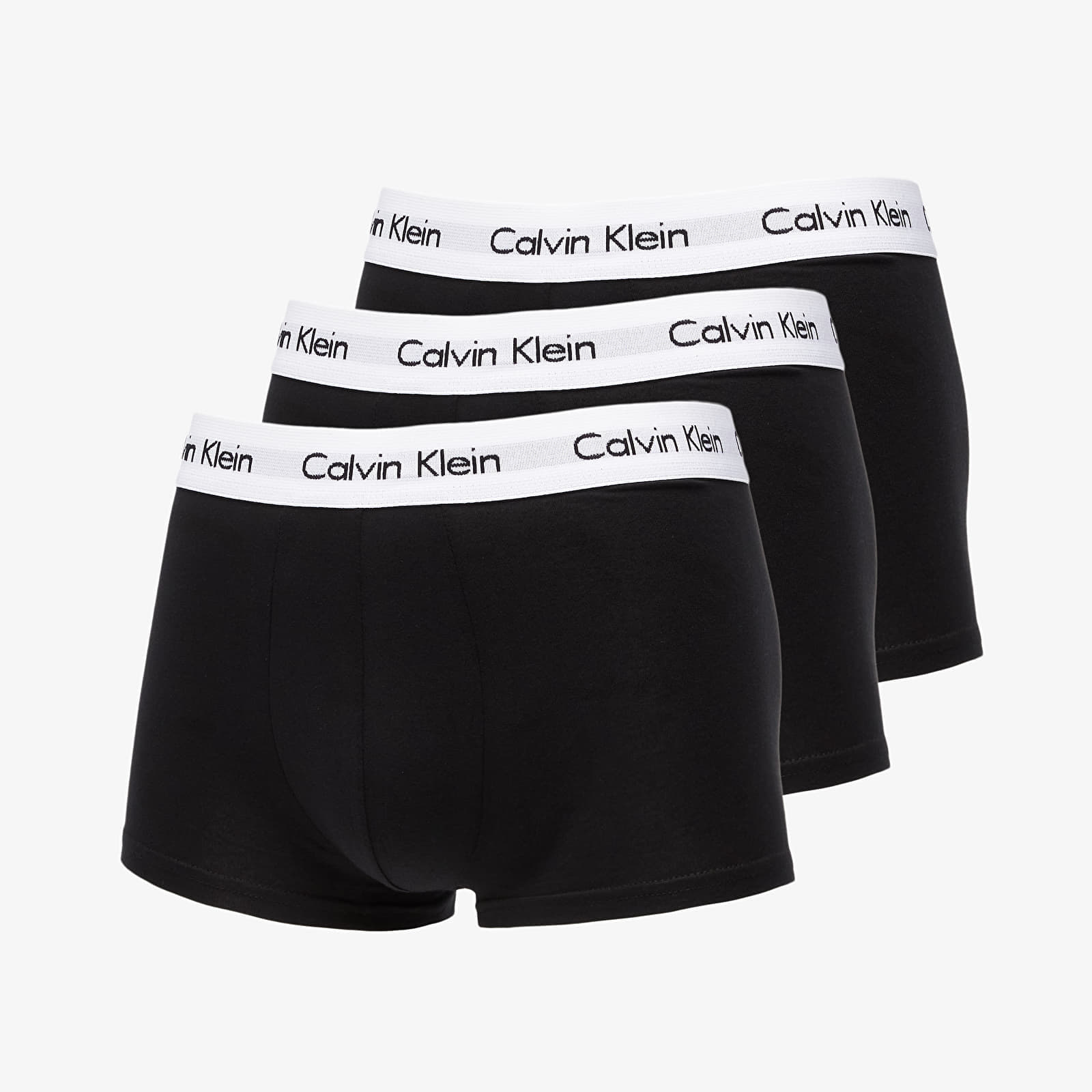 Boxerky Calvin Klein 3 Pack Low Rise Trunks C/O černé