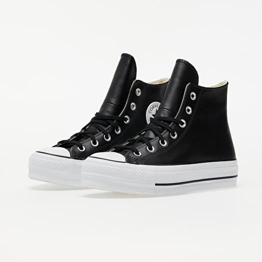 Converse chuck taylor all star lift clean leather low top leather deals
