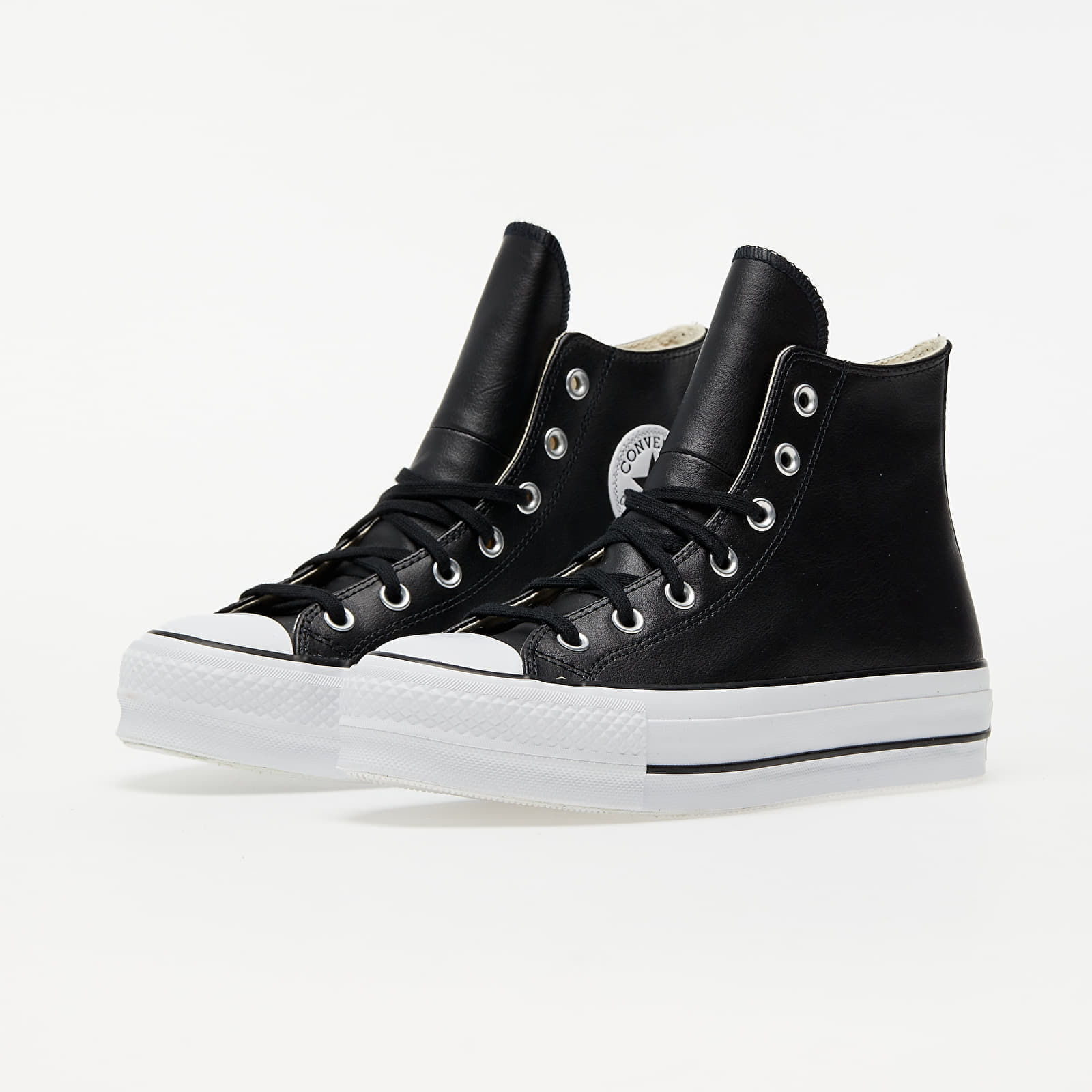 Women s sneakers and shoes Converse Chuck Taylor All Star Lift Hi Black Black White Queens