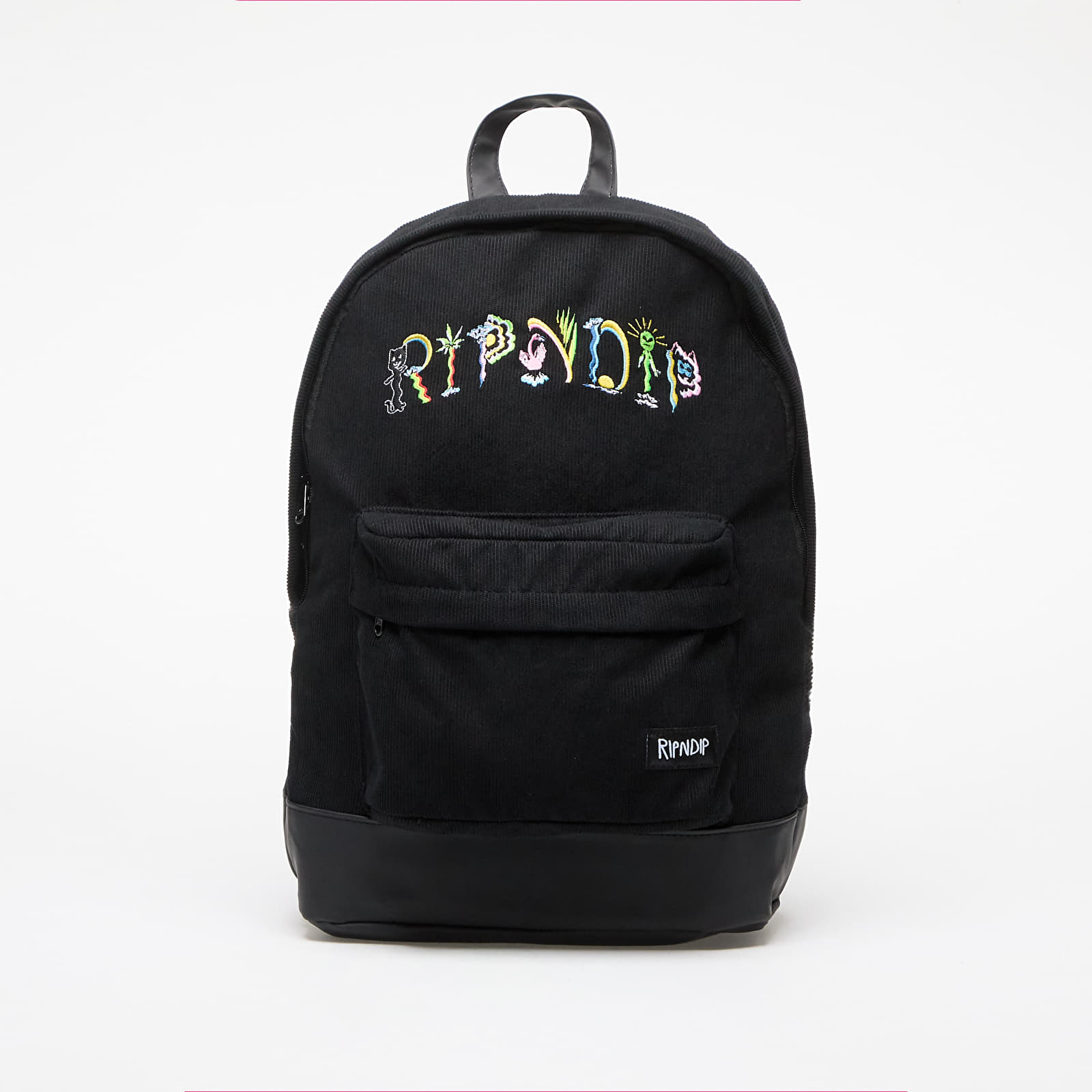 Rugzakken voor heren RIPNDIP Venice Corduroy Backpack Black