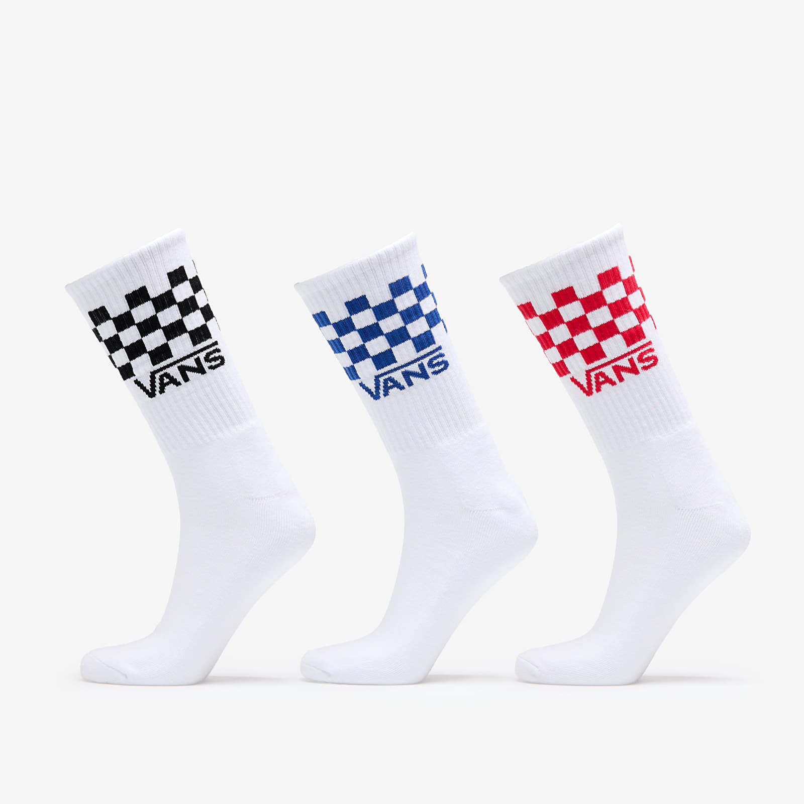 Sokid Vans Classic Check Crew 3-Pack White