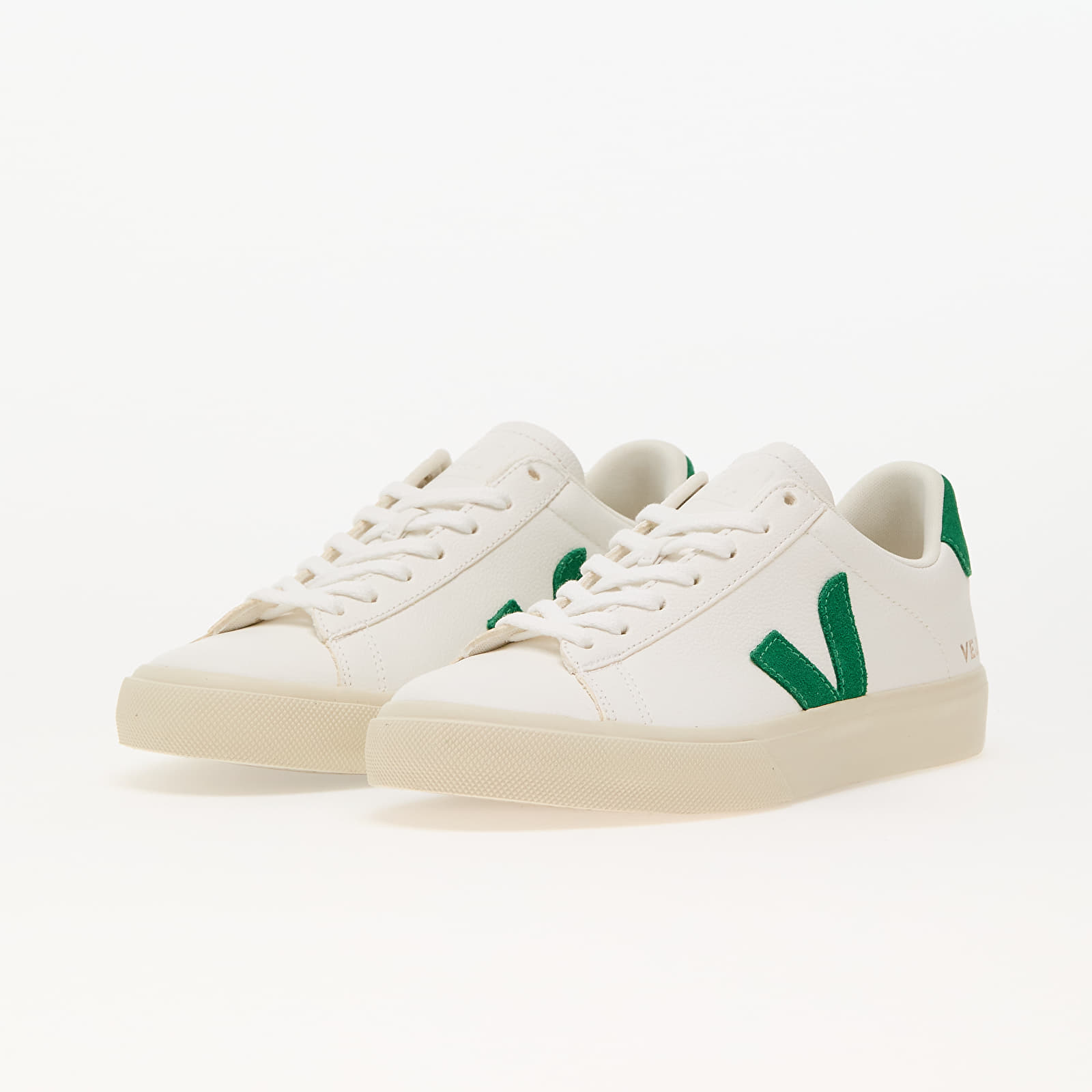 Boty Veja Chromefree Leather Extra White/ Emeraude