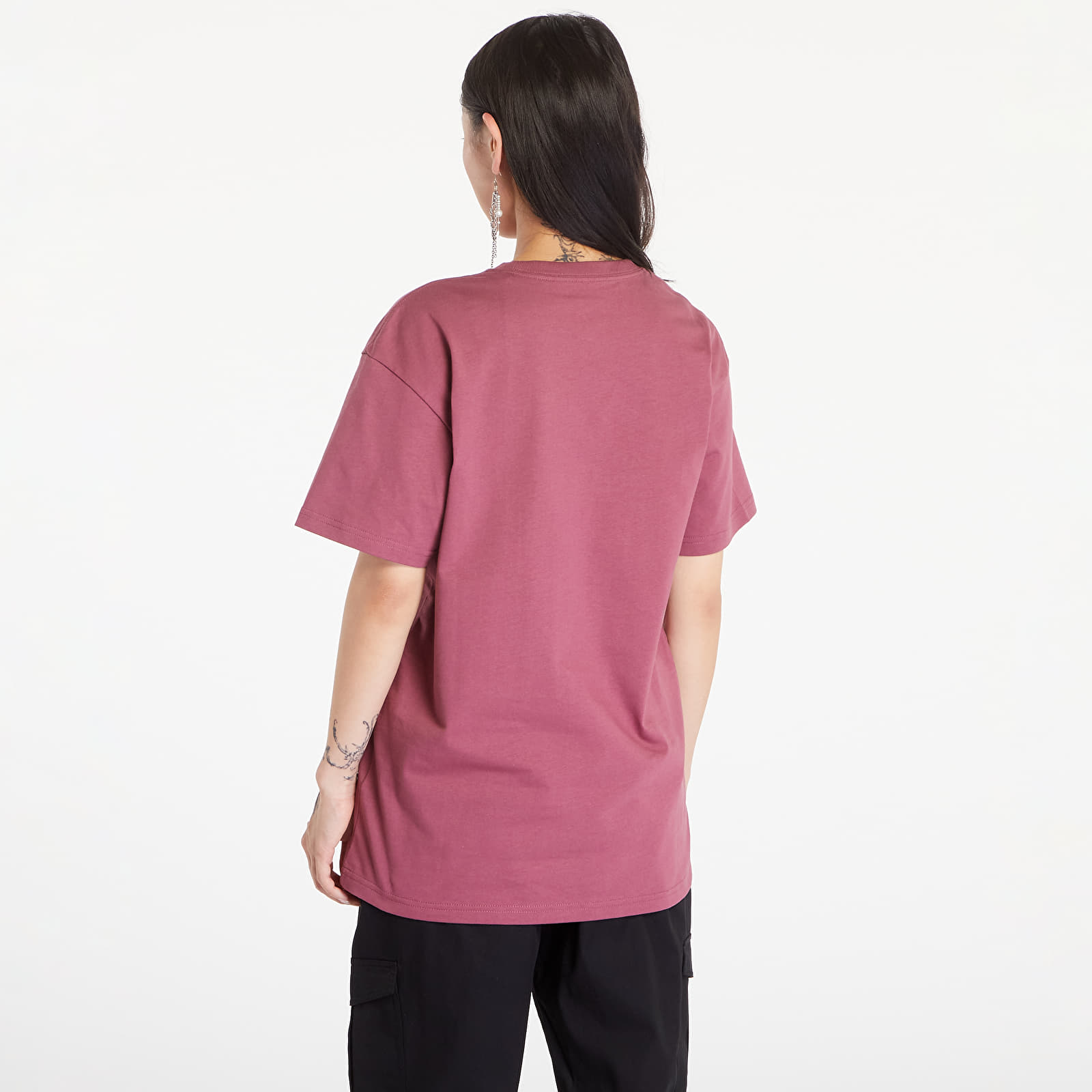 Men's T-shirts Carhartt WIP Short Sleeve Chase T-Shirt UNISEX Dusty Fuchsia/ Gold