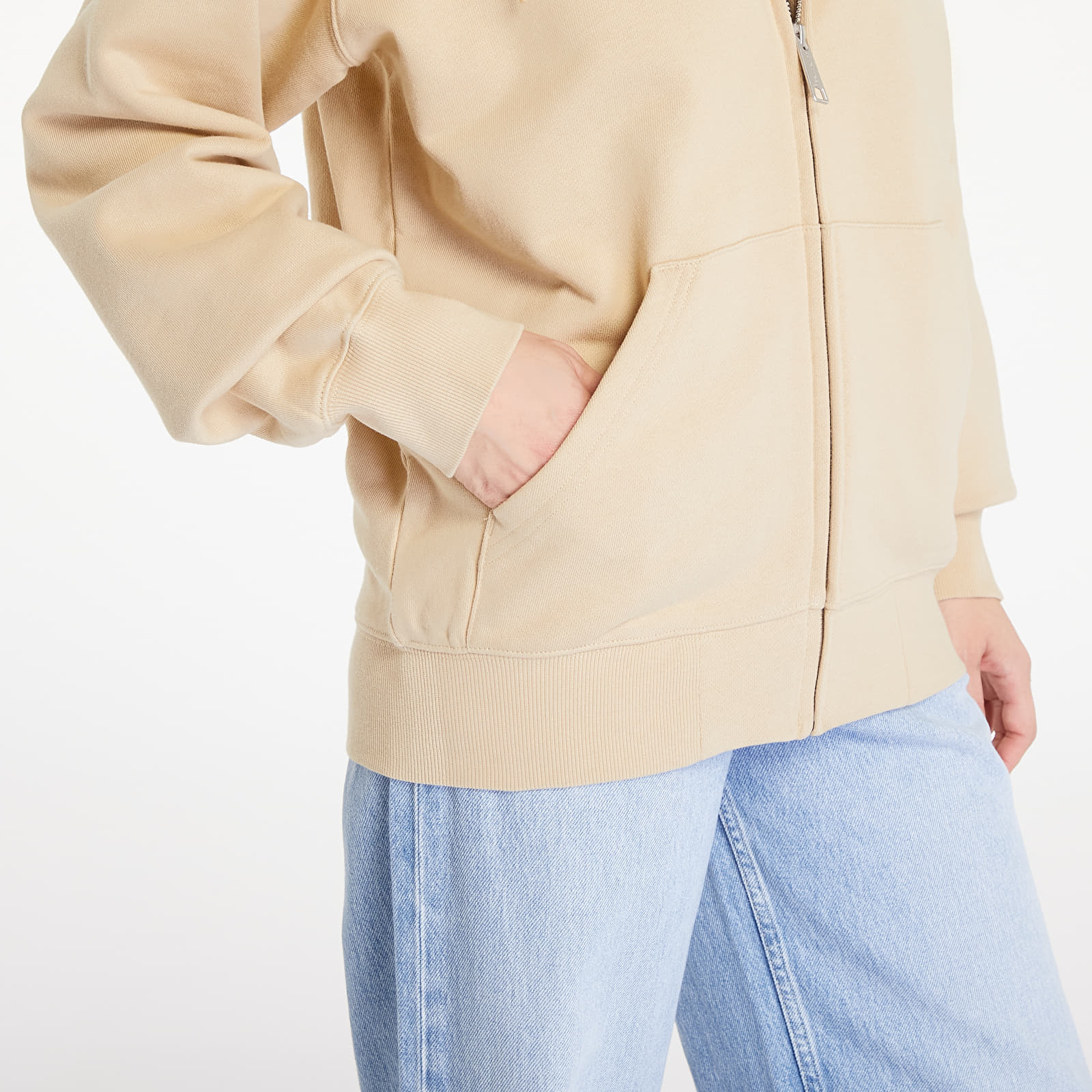Férfi pulóverek Carhartt WIP Ablaze Hoodie UNISEX Cornsilk/ Air Force Blue