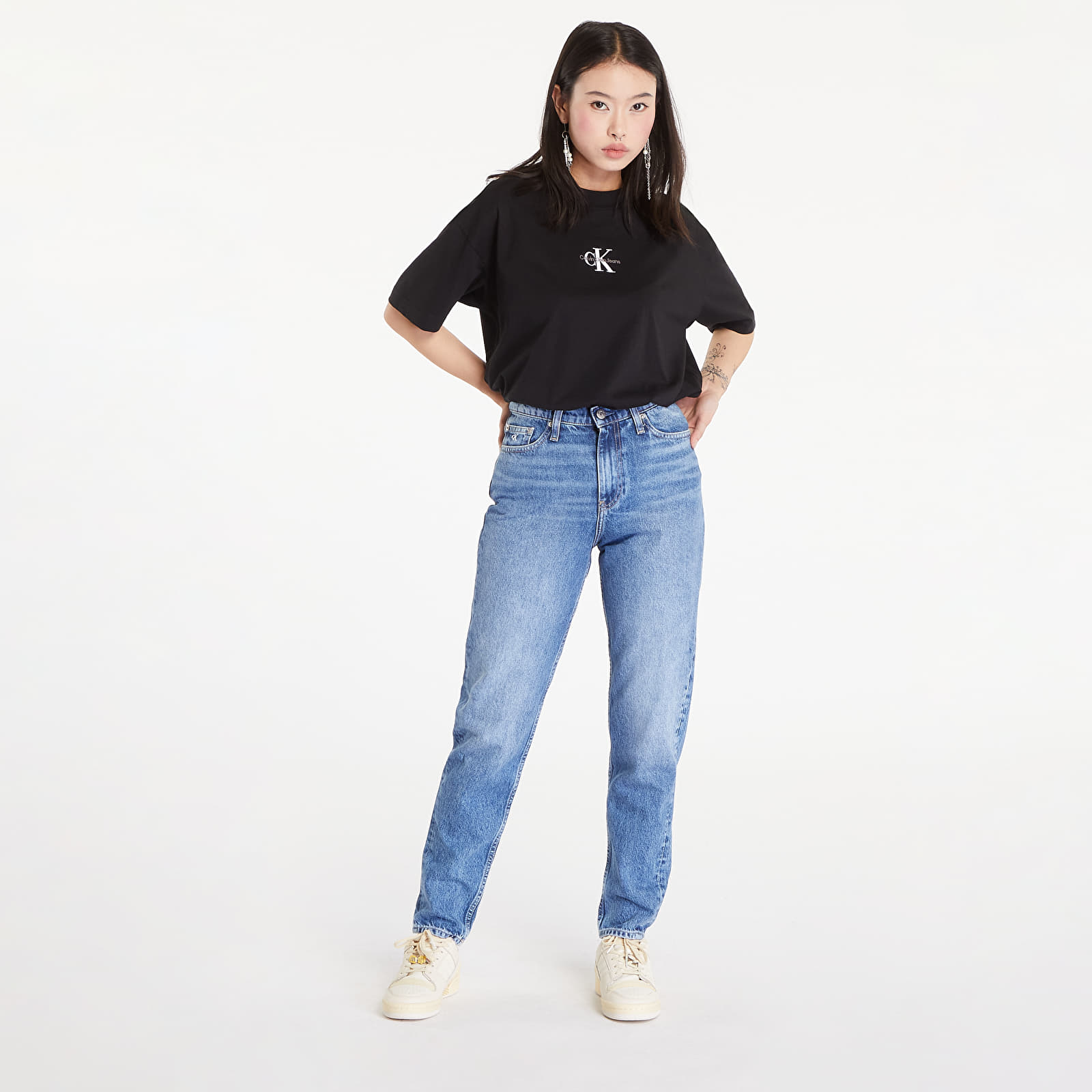 Naiste püksid Calvin Klein Jeans Mom Jean Denim Medium