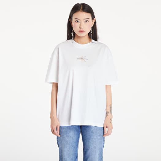 Calvin Klein Jeans Monogram Boyfriend T-Shirt Bright White