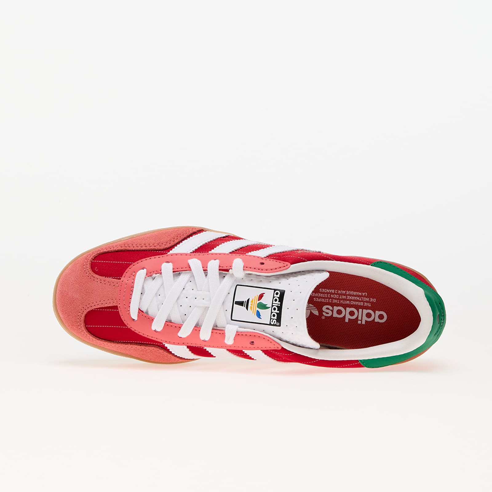 Men's sneakers and shoes adidas Gazelle Indoor "Olympic" Better Scarlet/ Ftw White/ Gum