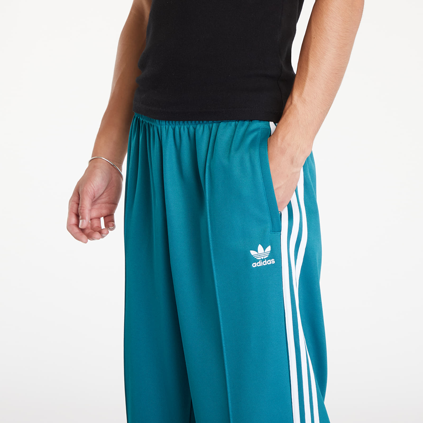 Sweatpants adidas Baggy Track Pant Legacy Teal Queens