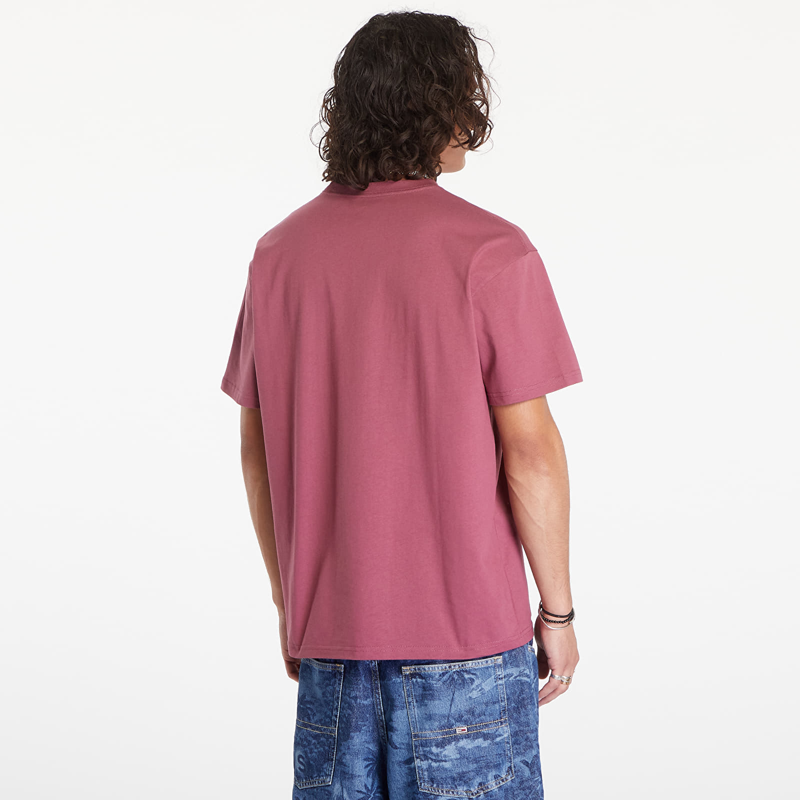 Men's T-shirts Carhartt WIP Short Sleeve Chase T-Shirt UNISEX Dusty Fuchsia/ Gold