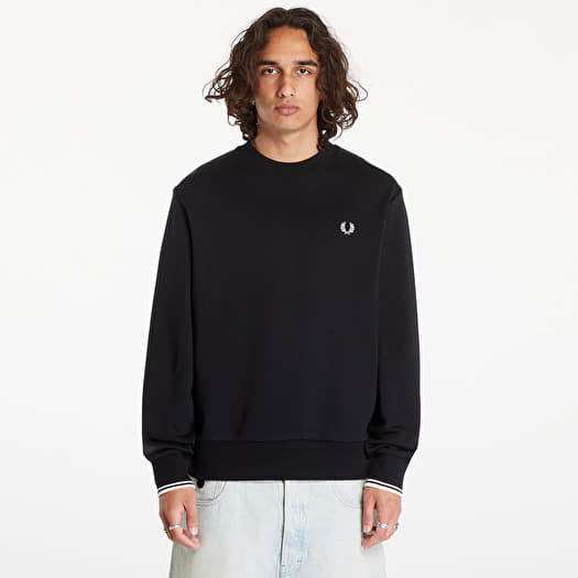 Sweatshirt FRED PERRY Crewneck Sweatshirt Black