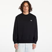 FRED PERRY Crew Neck Sweatshirt Black