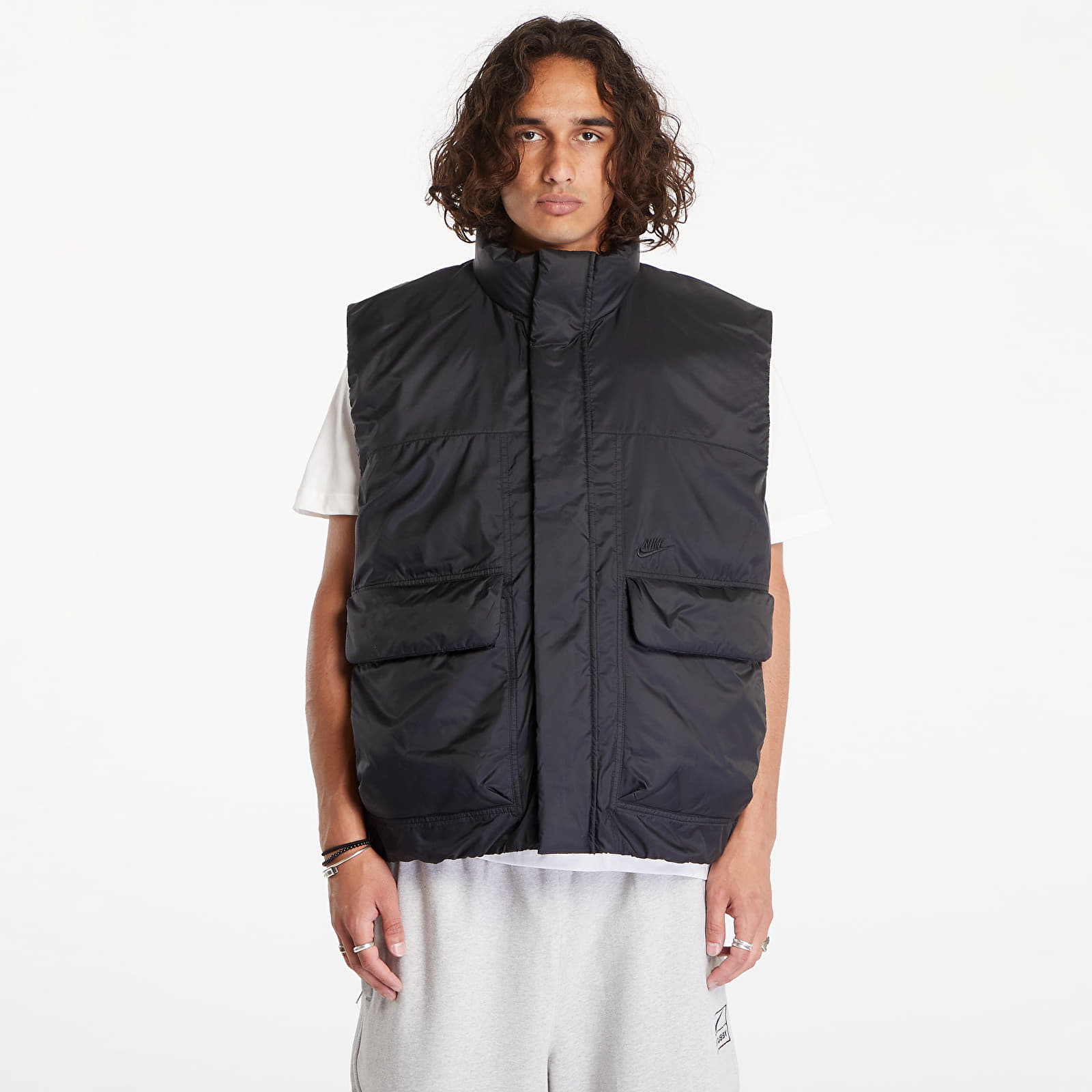Vesty Nike Men´s Tech Pack Therma-FIT ADV Repel Woven Vest Black/ Black